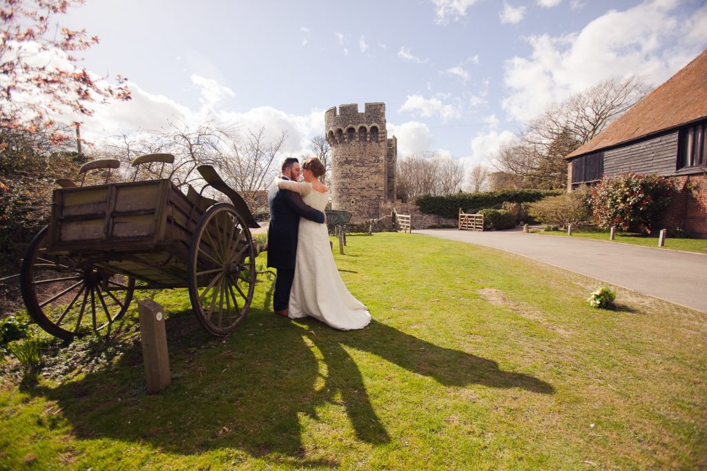 cooling castle barn wedding