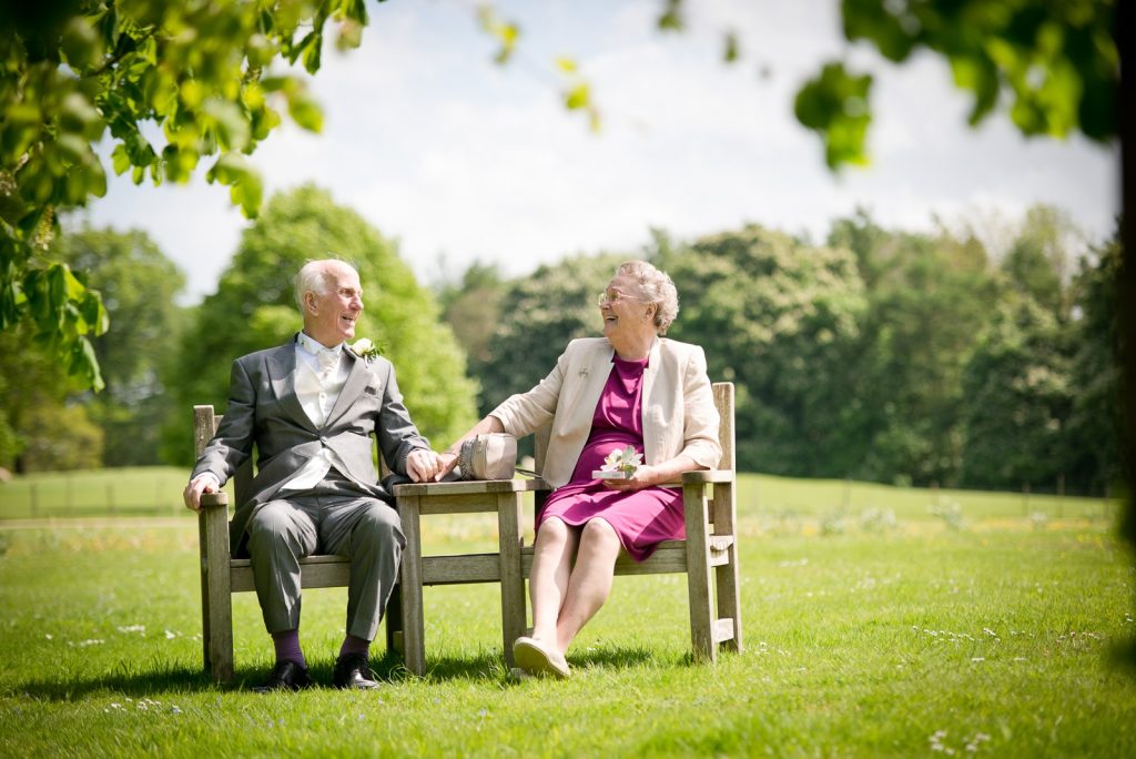 Grandparents at a wedding