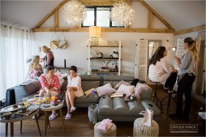 bridal room at cooling castle barn