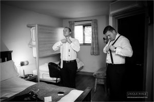 groom getting ready