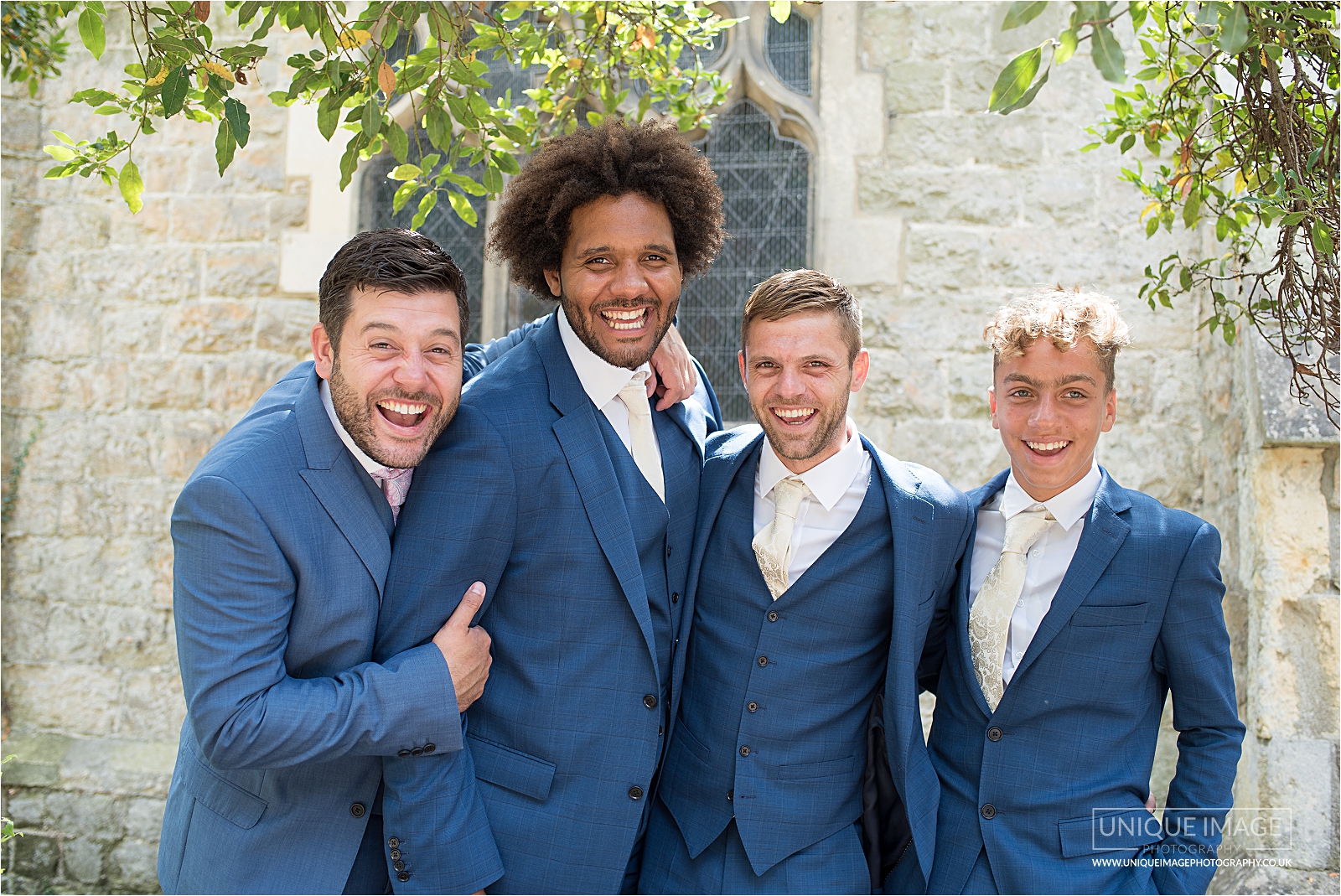 groom with groomsmen