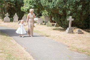 bridemaid and flower girl