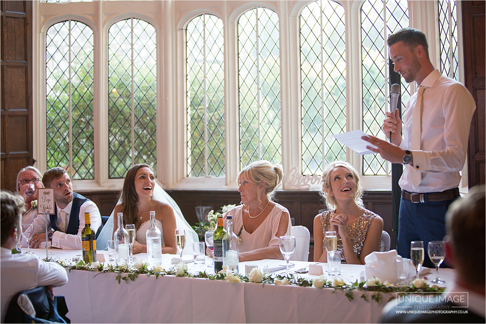 brides brother making a speech