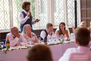 best man making a speech